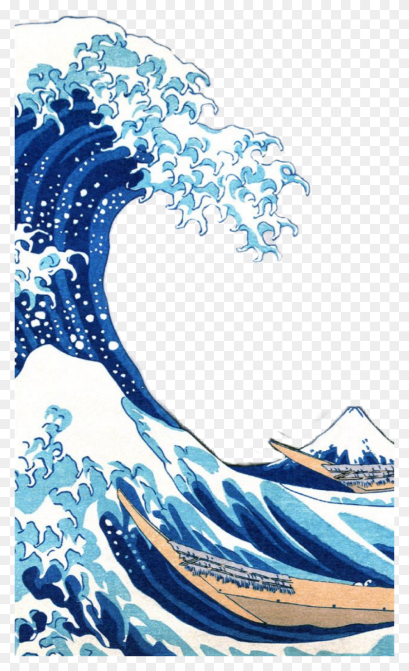 1024x1730 Thegreatwave Aesthetic Wave Ocean Water Great Wave Iphone X, Nature, Outdoors, Sea HD PNG Download