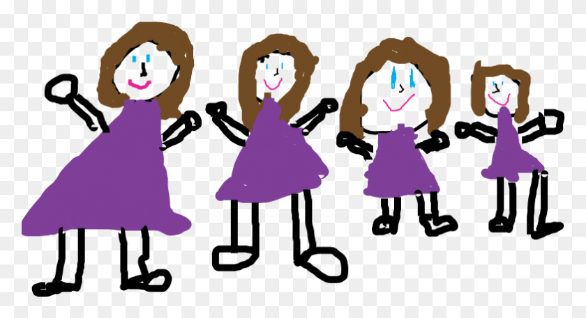 783x399 Their Names Were Lilly Milly Tilly And Jilly Illustration, Person, Human, Dress HD PNG Download