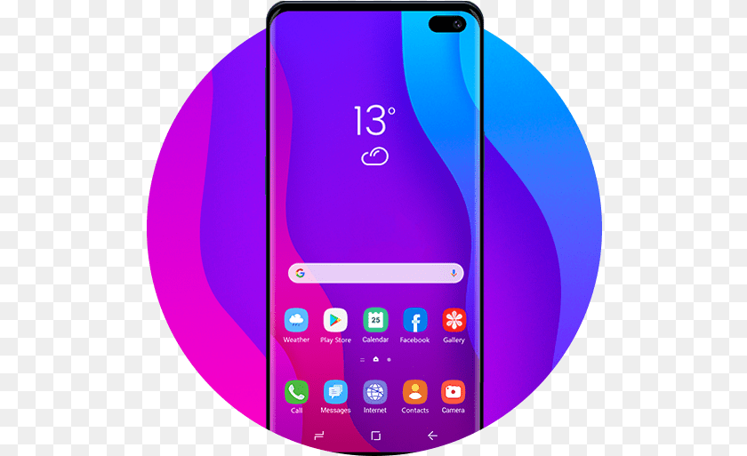 Theme For Samsung S10 Launcher Galaxy Smartphone, Electronics, Mobile Phone, Phone Transparent PNG