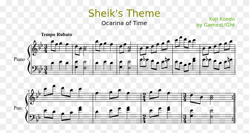749x390 Theme Sheet Music Composed By Koji Kondo By Santa At The Symphony Sheet Music Alto Sax, Text HD PNG Download
