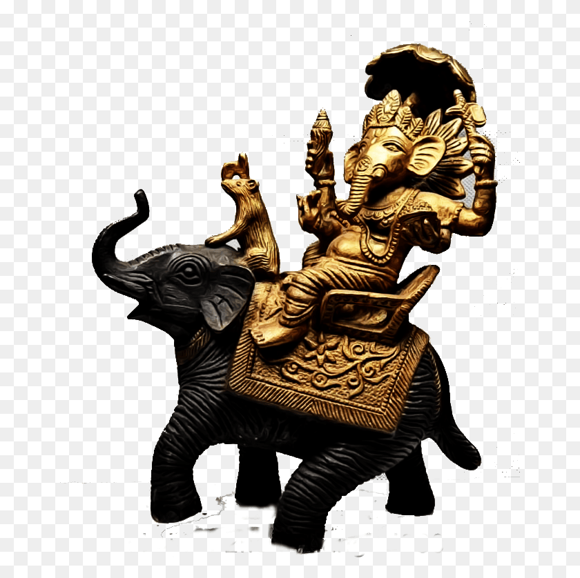 667x778 Then There Is A Very Nice Young Ganesh Statue, Bronze, Sculpture HD PNG Download
