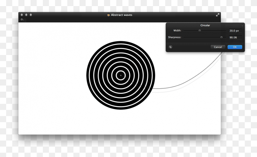 1061x618 Then Use The Rope To Point To The Center Of The Shape Circle, Electronics, Stereo, Cooktop Descargar Hd Png