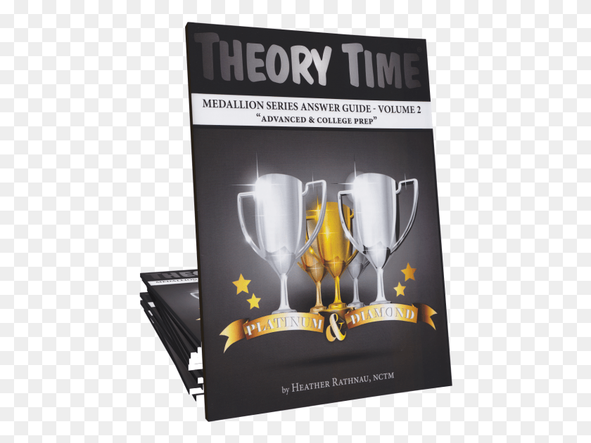446x571 Theory Time Medallion Series Banner, Glass, Goblet, Advertisement HD PNG Download