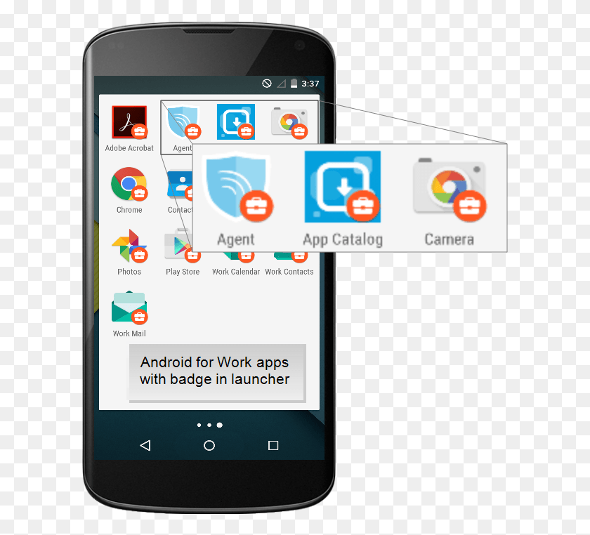 607x702 There Are A Handful Of System Apps That Are Included Android Work Profile Personal, Mobile Phone, Phone, Electronics Descargar Hd Png