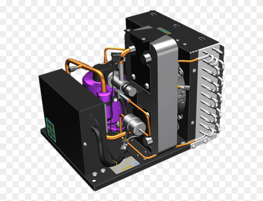 598x584 There Are A Number Of Reasons As To Why Your Car Ac Refrigeration Chiller Compressor, Machine, Motor, Electronics HD PNG Download