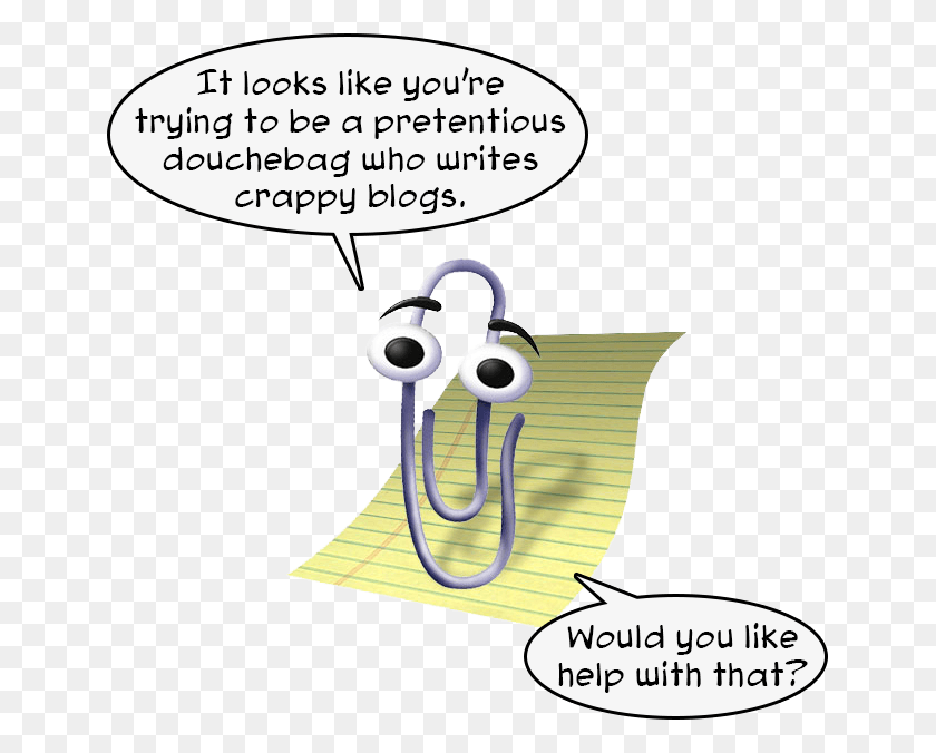 647x616 There Are So Many More Types Microsoft Paperclip, Book, Comics, Text HD PNG Download