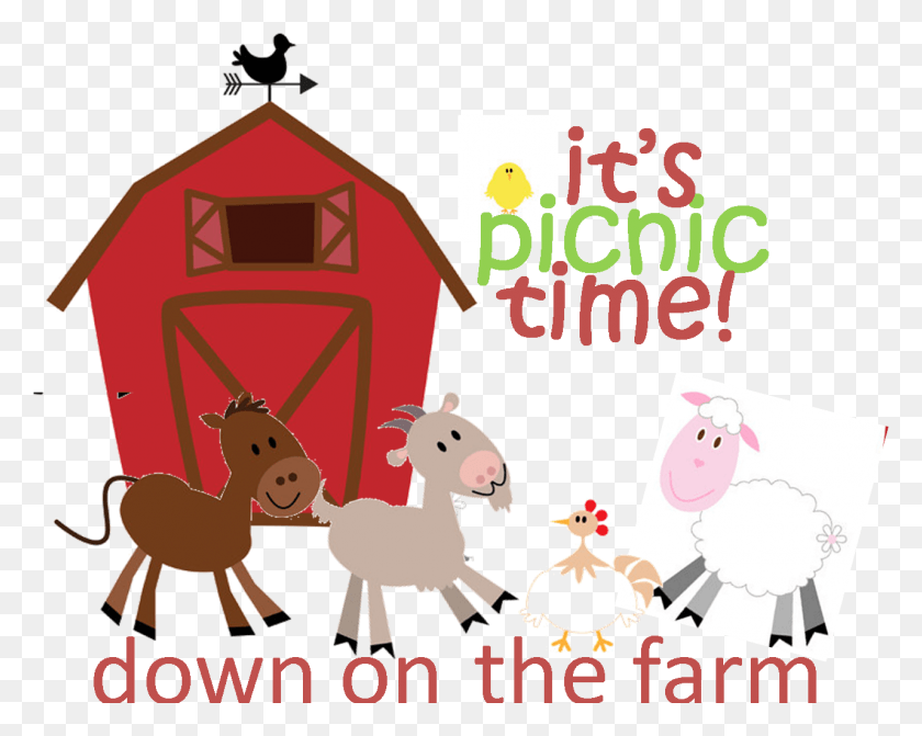 1281x1005 There Cartoon Farm Animals, Housing, Building, House HD PNG Download