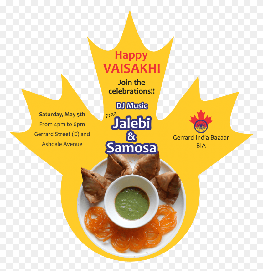 1160x1200 There Will Be Free Jalebis Amp Samosas And Dj Music To Chutney, Advertisement, Poster, Flyer HD PNG Download