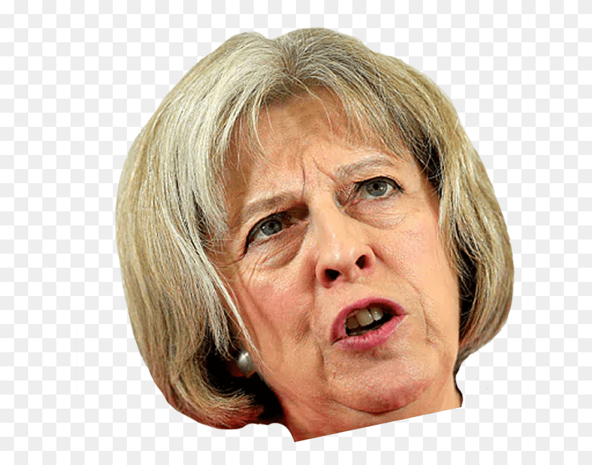 623x600 Theresa May Face Theresa May Running Through A Wheat Field, Person, Human, Head HD PNG Download