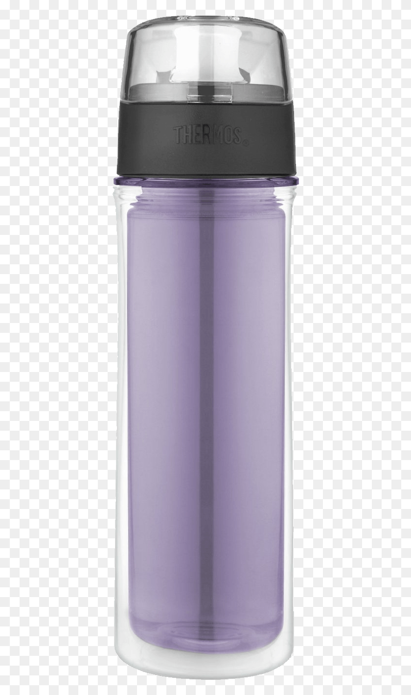 384x1360 Descargar Png Thermos Botella De Agua De Hidratación De Doble Pared Tritan 18Oz Purple Water Bottle Transparent, Shaker, Botella Hd Png