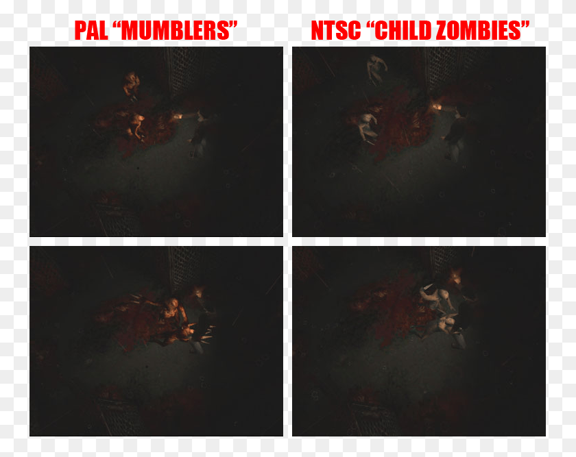 753x607 These Creatures Have Been Replaced By Little Monsters Silent Hill Pal Vs Ntsc, Collage, Poster, Advertisement HD PNG Download
