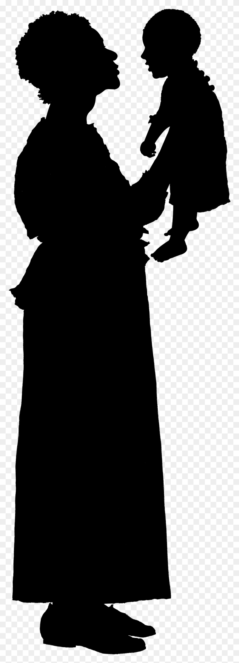 932x2707 These Silhouettes Are Meant To Represent People In Slave Silhouette, Person, Human, Clothing HD PNG Download