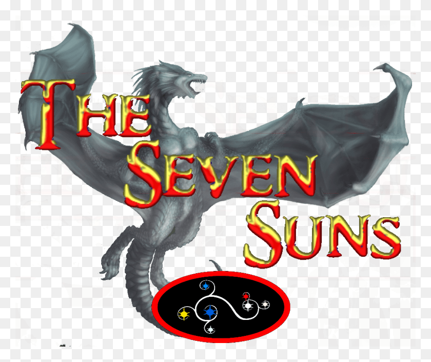 900x745 Thesevensunsbanner Dragon, Text, Person, Human HD PNG Download