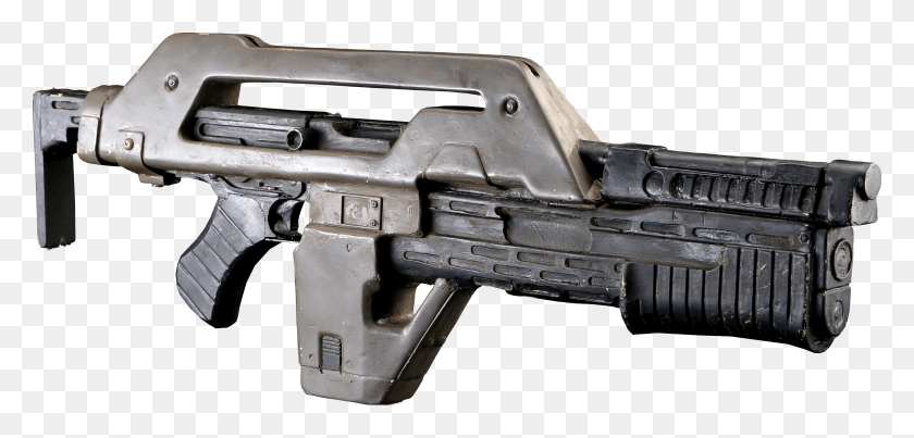 4153x1828 They Mostly Come At Nightmostly M41a Pulse Rifle Aliens HD PNG Download