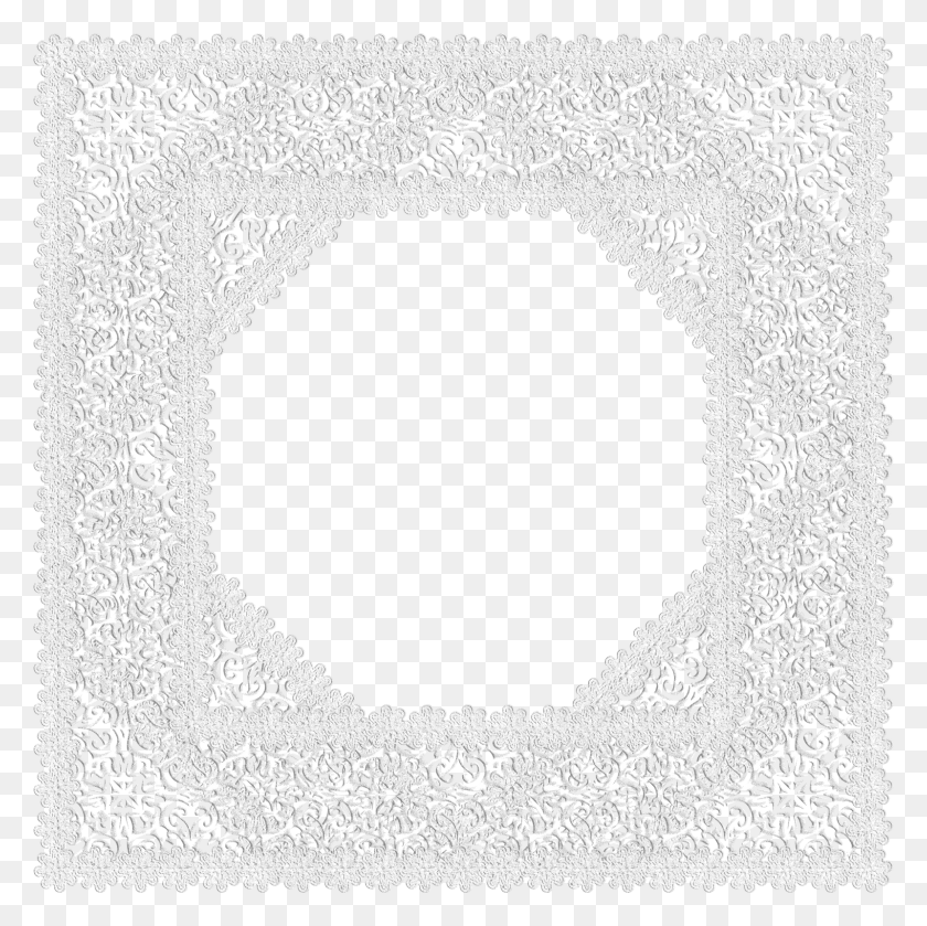 1600x1598 They Work On White Or Colored Lace Circle HD PNG Download