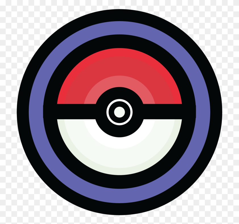 725x725 Thicc Lines Poke Ball Outline 01 Circle, Shooting Range, Rug HD PNG Download