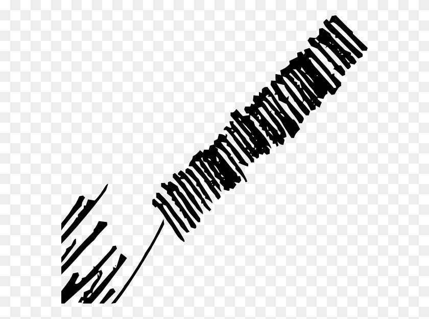 600x564 Thick Lines Clip Artthick Curved Line Trazo De Lapiz Vector, Screw, Machine, Brush HD PNG Download