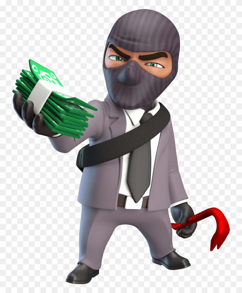 758x960 Thief Robber, Person, Human, Clothing HD PNG Download
