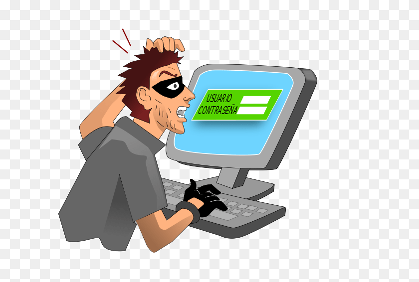800x566 Thief Robber, Computer, Electronics, Pc, Person Clipart PNG