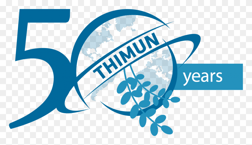 1743x946 Thimun 50 Years Logo Thimun The Hague Logo, Symbol, Trademark, Graphics HD PNG Download
