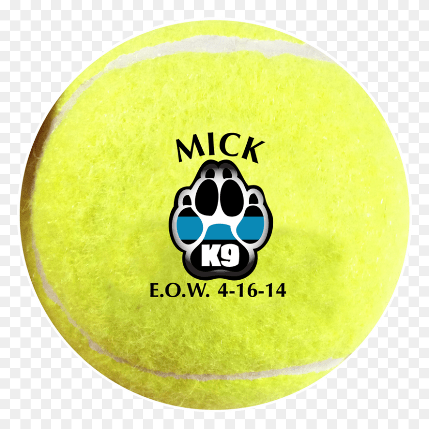 806x806 Thin Blue Line Imprint Only Circle, Tennis Ball, Tennis, Ball HD PNG Download