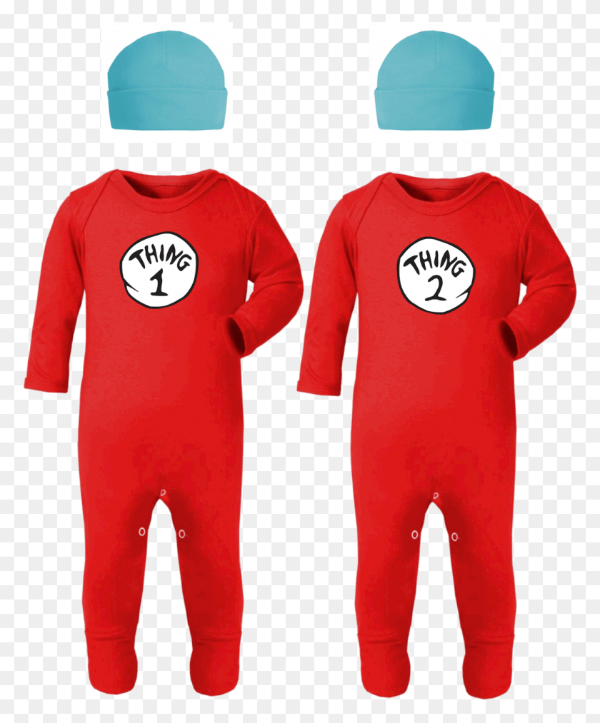 1041x1272 Thing 1 Amp Thing 2 Infant Baby Halloween Costume 4 Piece Thing One, Clothing, Apparel, Pajamas HD PNG Download