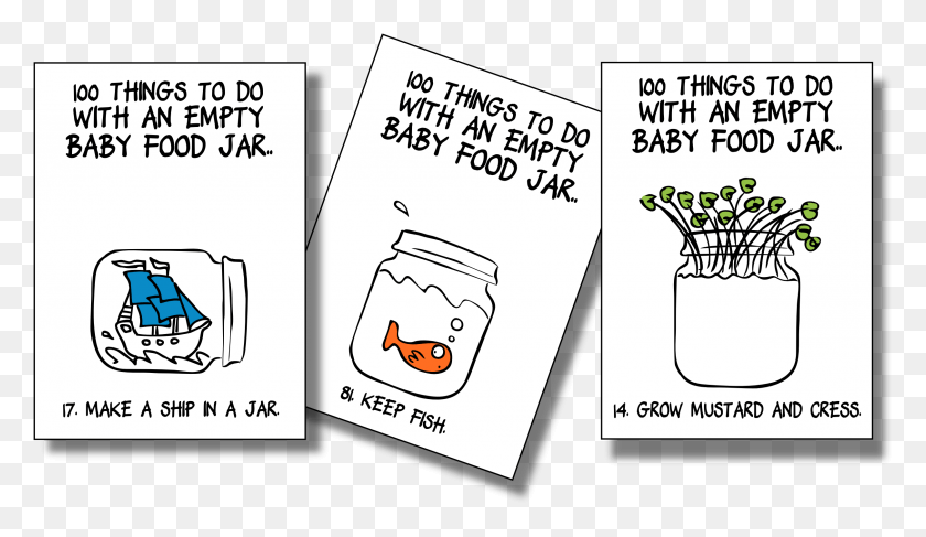 2426x1331 Things To Do With A Jar Cartoon, Poster, Advertisement, Flyer HD PNG Download