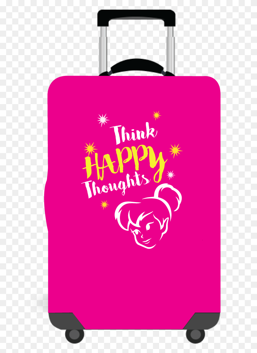 680x1093 Think Happy Thoughts Baggage, First Aid, Light, Luggage HD PNG Download