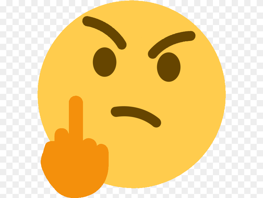 602x633 Think Middle Finger Thinking Transparent Background Custom Discord Emojis, Astronomy, Moon, Nature, Night PNG