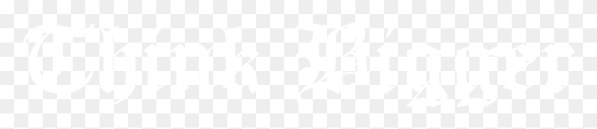 954x150 Descargar Png Thinkbigger, Texto, Stencil, Etiqueta Hd Png
