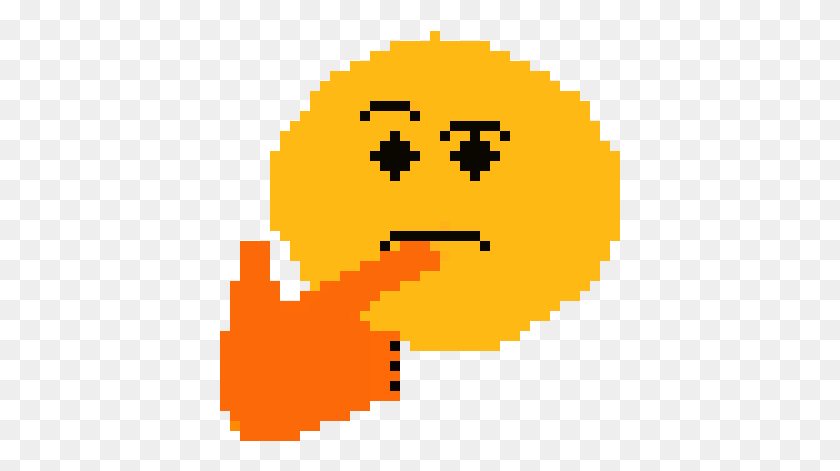 401x411 Thinking Disco Ball Pixel Art, Pac Man HD PNG Download