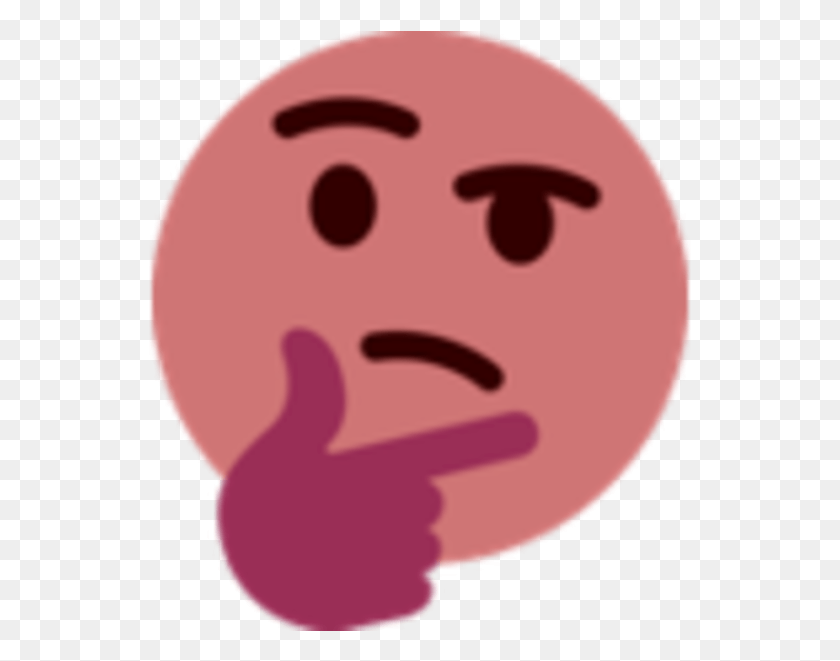 543x601 Thinking Face Emoji Know Your Meme Discord Thinking Emoji Original, Face, Head, Photography HD PNG Download