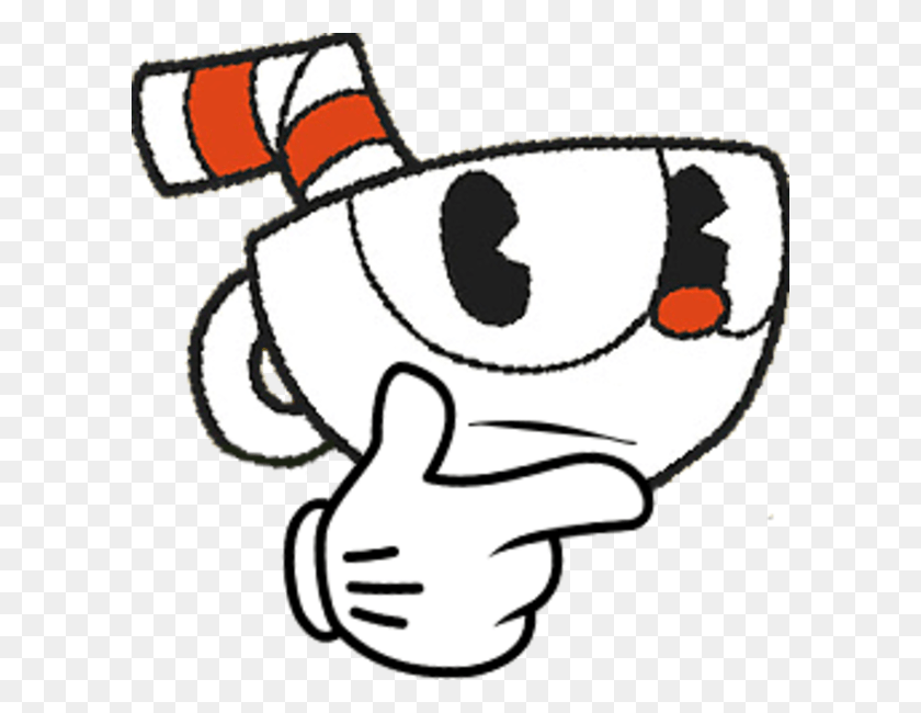 600x590 Thinking Face Meme Cuphead Face, Animal, Invertebrate, Insect HD PNG Download