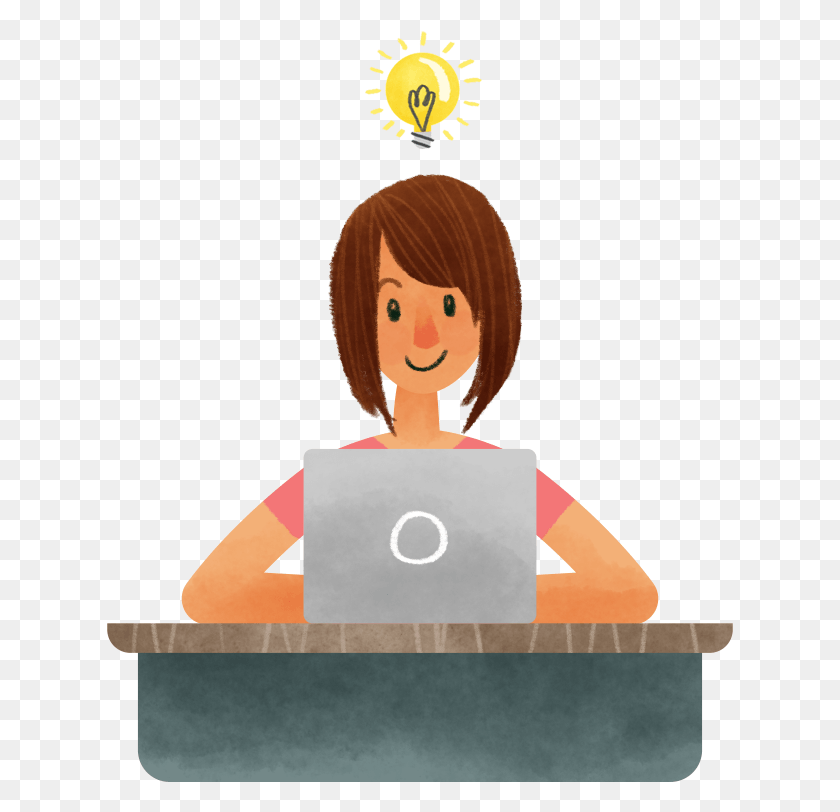 627x752 Thinking Girl Cartoon, Audience, Crowd, Speech HD PNG Download