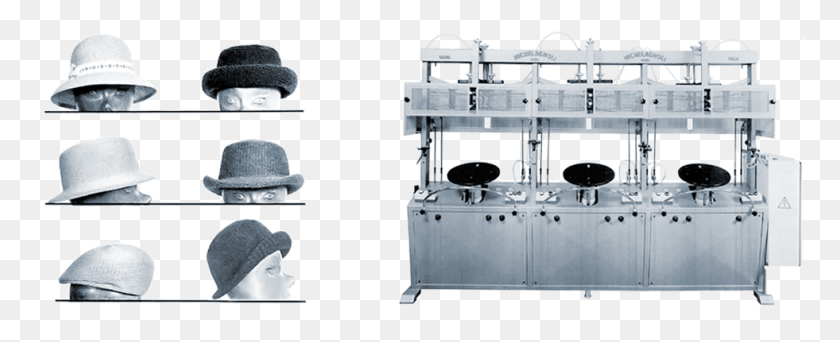 981x355 Third Slide Image Machine, Hat, Clothing, Apparel Descargar Hd Png