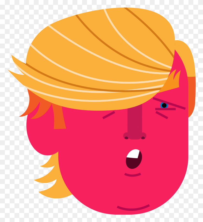 1146x1260 Descargar Png / Emoji De Donald Trump Png