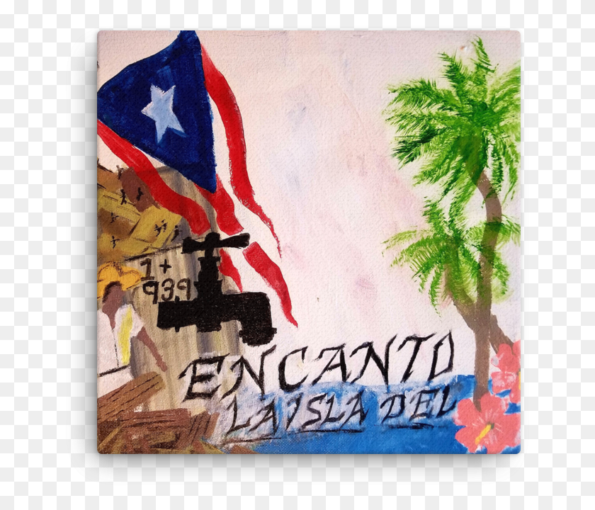 665x660 This Canvas Print Is An Equilateral Parallelogram In Puerto Rico, Label, Text, Plant HD PNG Download
