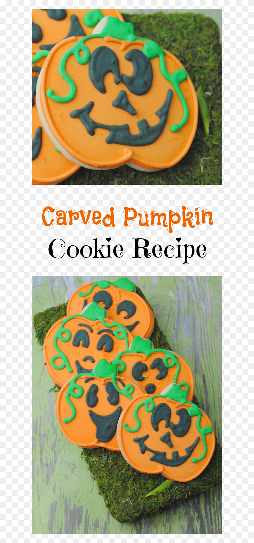 629x1735 This Carved Pumpkin Cookie Recipe Might Look Complicated Pumpkin, Plant, Food, Birthday Cake HD PNG Download