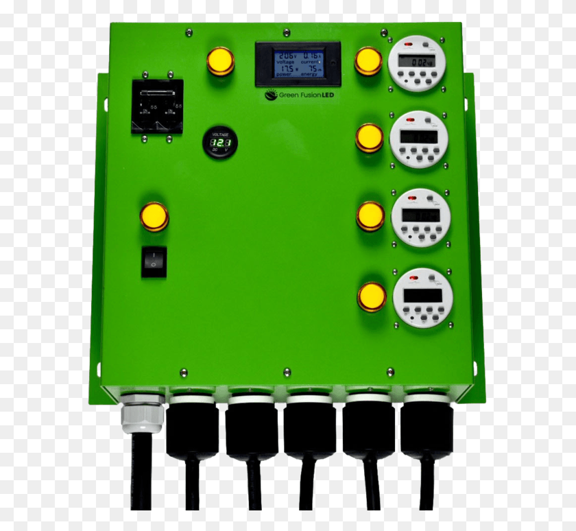 587x714 This Control Panel Is Designed With 4 Timed Circuits, Electronics, Hardware, Computer HD PNG Download