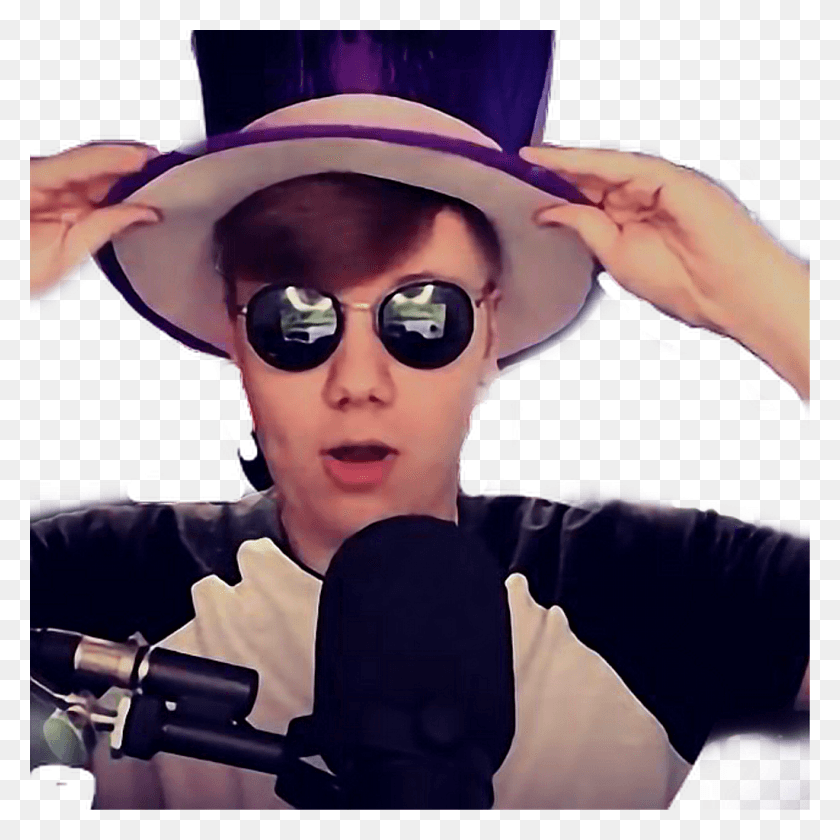 1024x1024 This Cutie Pyro Pyrocynical Youtube British Freetoedit, Clothing, Apparel, Sunglasses HD PNG Download