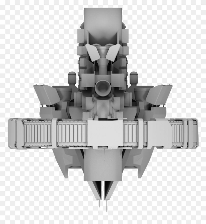 782x858 This Free 3d Model Has A Triangle Count Of Missile, Toy, Vehicle, Transportation HD PNG Download