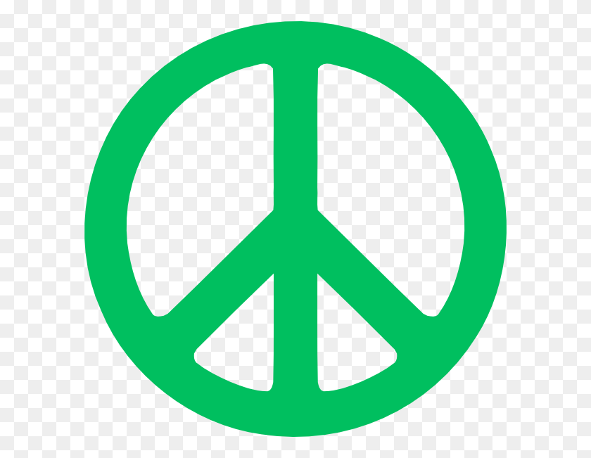 600x591 This Free Clip Arts Design Of Turq Green Peace Sign, Symbol, Sign, Road Sign HD PNG Download