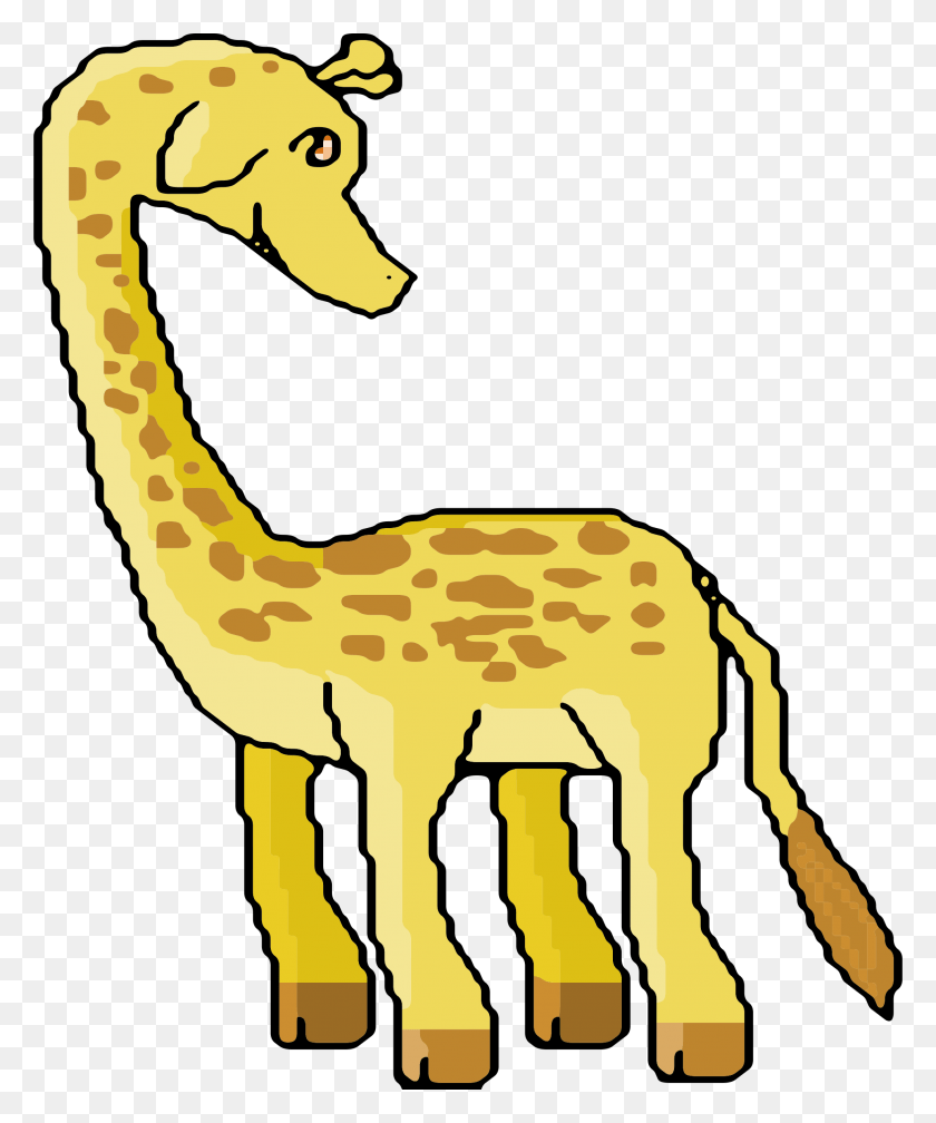 1974x2400 This Free Icons Design Of 8 Bit Giraffe, Animal, Mammal, Wildlife Descargar Hd Png