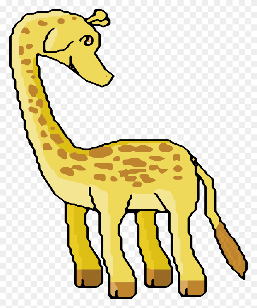 1974x2400 This Free Icons Design Of 8 Bit Giraffe, Animal, Mammal, Wildlife HD PNG Download