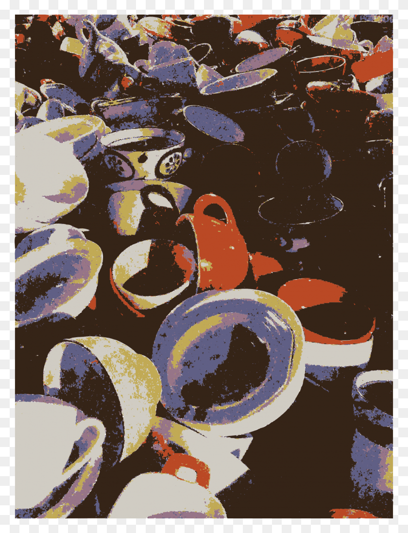 1804x2400 This Free Icons Design Of A Pile Of Cups Reflection, Modern Art Descargar Hd Png