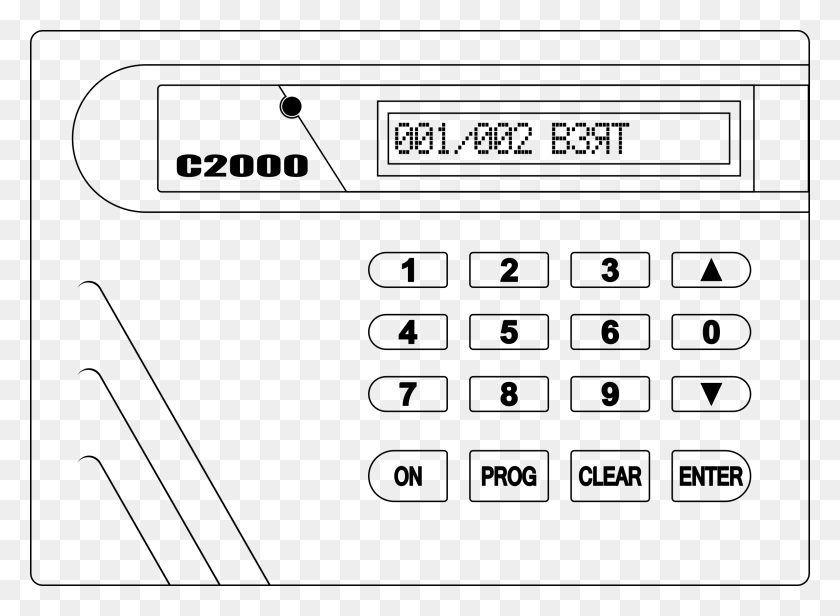 2400x1711 Этот Бесплатный Дизайн Иконок Системы Сигнализации S2000 Контурная Клавиатура Сигнализация Клипарт, Серый, Мир Варкрафта Png Скачать