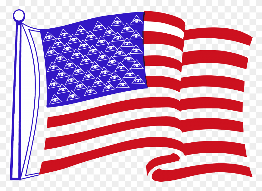 2400x1702 This Free Icons Design Of American Surveillance High Resolution American Flag Vector, Flag, Symbol, Rug HD PNG Download