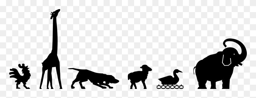 2400x815 Этот Бесплатный Дизайн Иконок Животных От Rones, Серый, Мир Варкрафта Png Скачать