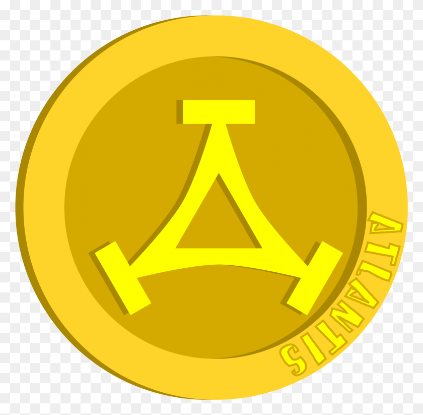 2285x2238 Этот Бесплатный Дизайн Иконок Монеты Атлантиды Клипарт Атлантида, Логотип, Символ, Товарный Знак Png Скачать