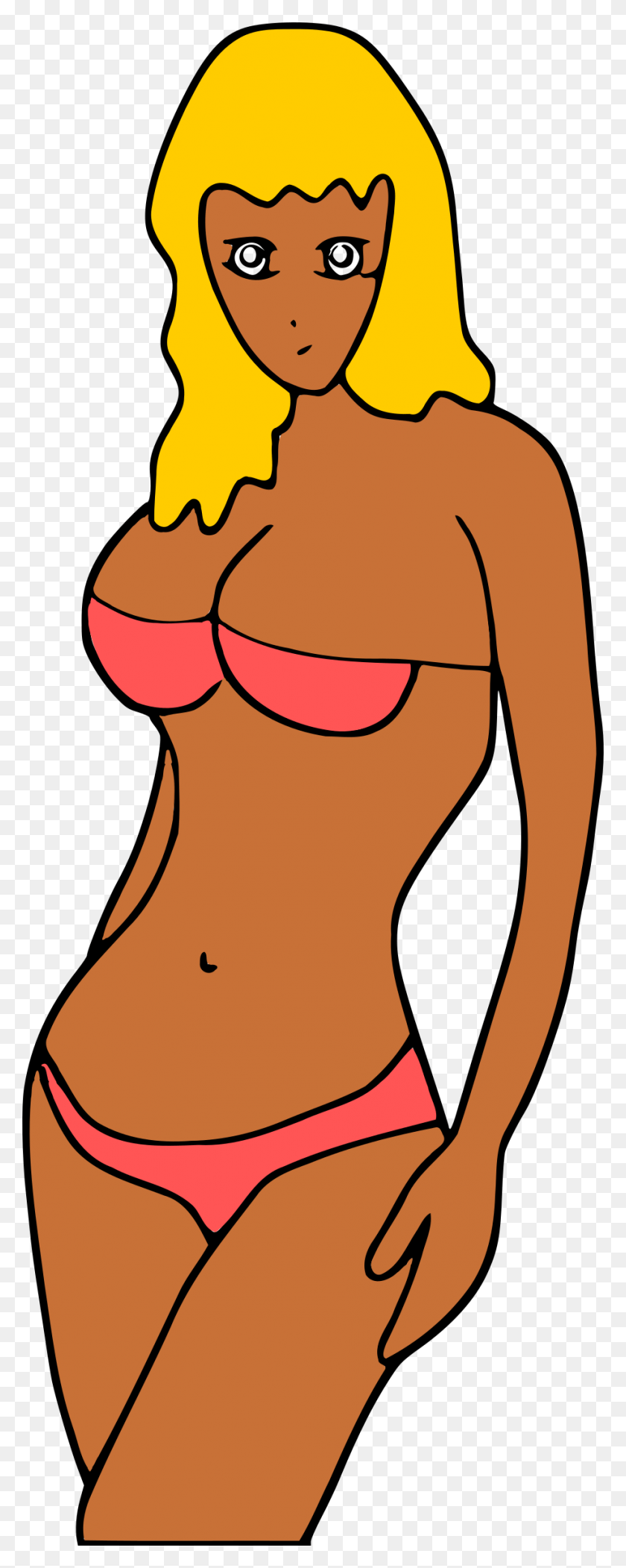 916x2400 This Free Icons Design Of Bikini Beach Girl Clip Art Beach Girl, Hand, Person, Human HD PNG Download